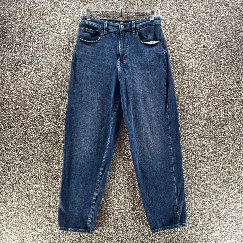 Guess Jeans Womens 26 Blue Denim Pants Jacqueline Relaxed Fit High Rise Ladies